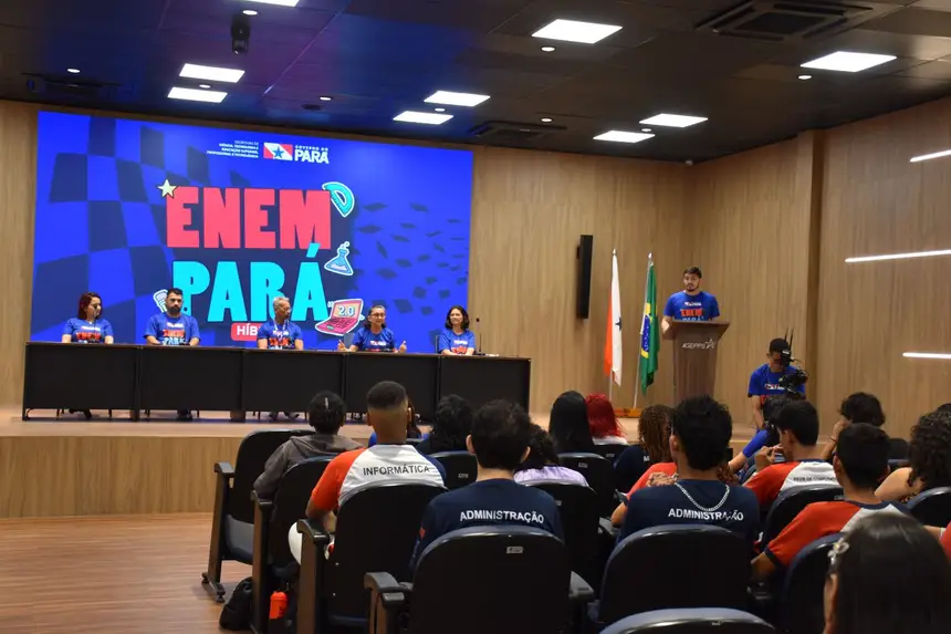 Estudantes participam de aulão de Português e Redação do Enem Pará 2.0