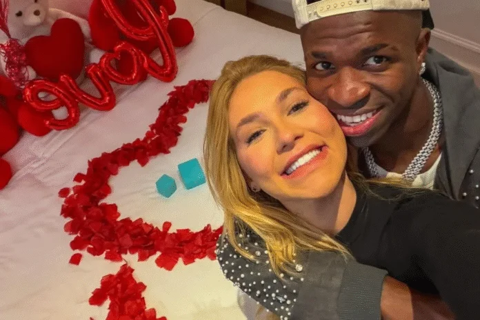Vini Jr. e Virginia Fonseca assumem namoro com pedido surpresa em Mônaco