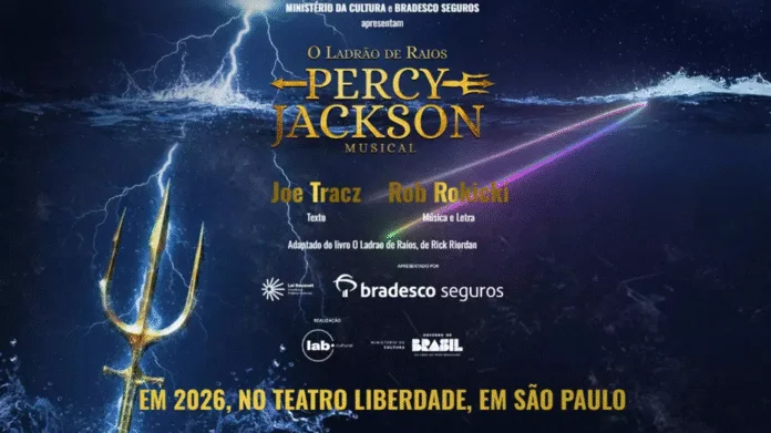 Musical de Percy Jackson chega ao Brasil em 2026