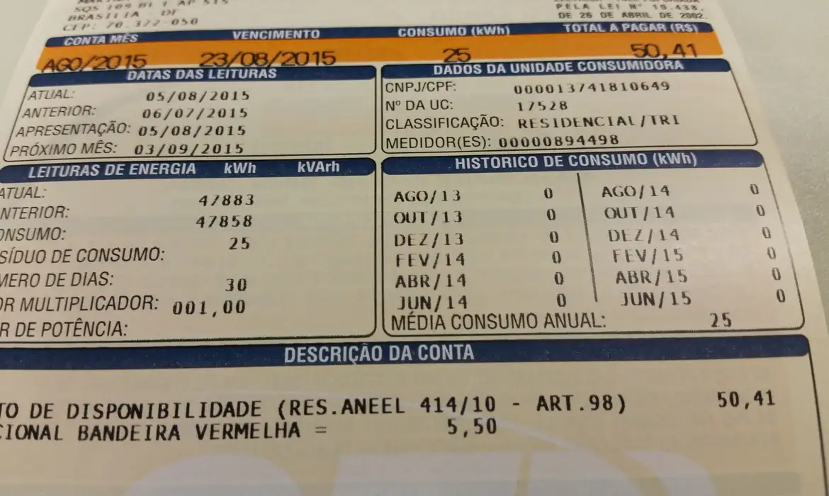Consumidor terá redução no preço da energia elétrica em dezembro