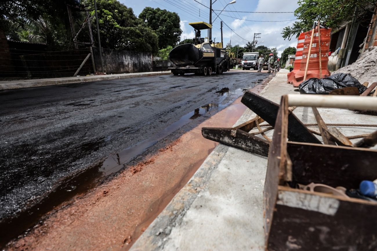 Tapanã recebe 26 ruas com asfalto novo neste sábado (21)