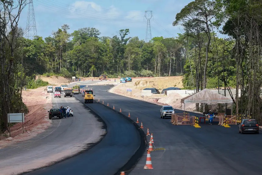 Obras da Avenida Liberdade chegam a 87% e prometem primeira via expressa do Pará