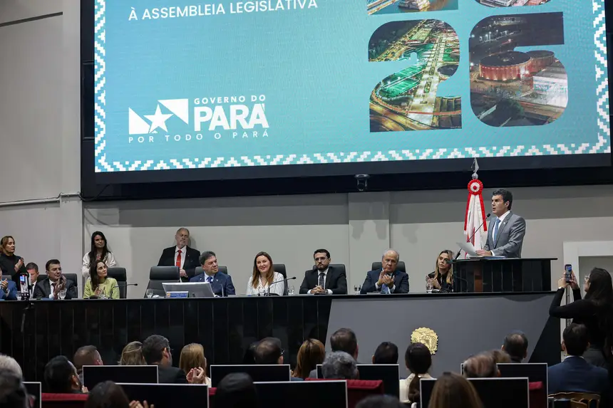 Governador Helder Barbalho abre Ano Legislativo de 2026 com balanço das ações de 2025 no Pará
