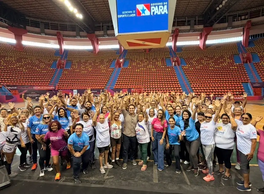 Aulão Turbo do Vida Ativa reúne mais de 400 participantes no Mangueirinho