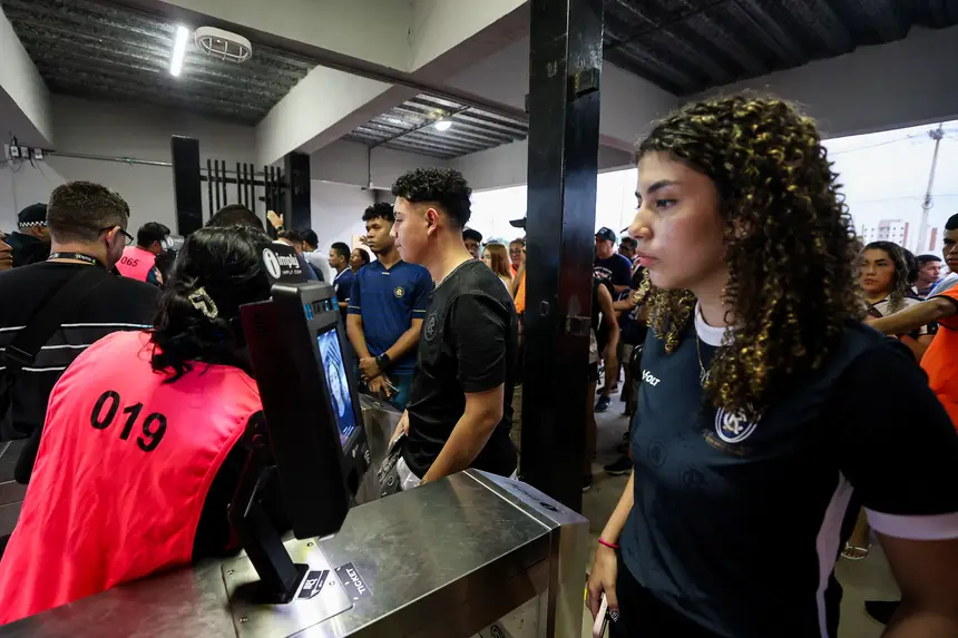 Mangueirão estreia biometria facial em jogo com mais de 21 mil torcedores e moderniza acesso em Belém