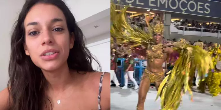 Alane Dias revela que desfilou na Sapucaí “no limite” e detalha desafios no Carnaval 2026