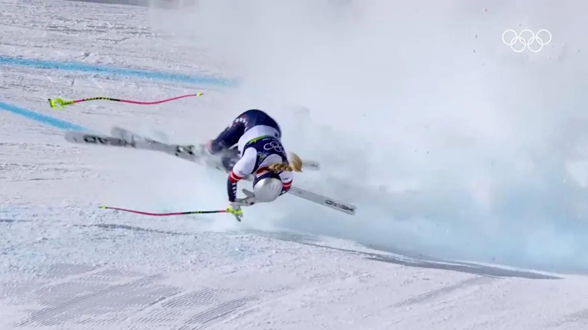 Hospital atualiza estado de saúde de Lindsey Vonn após cirurgia na perna esquerda