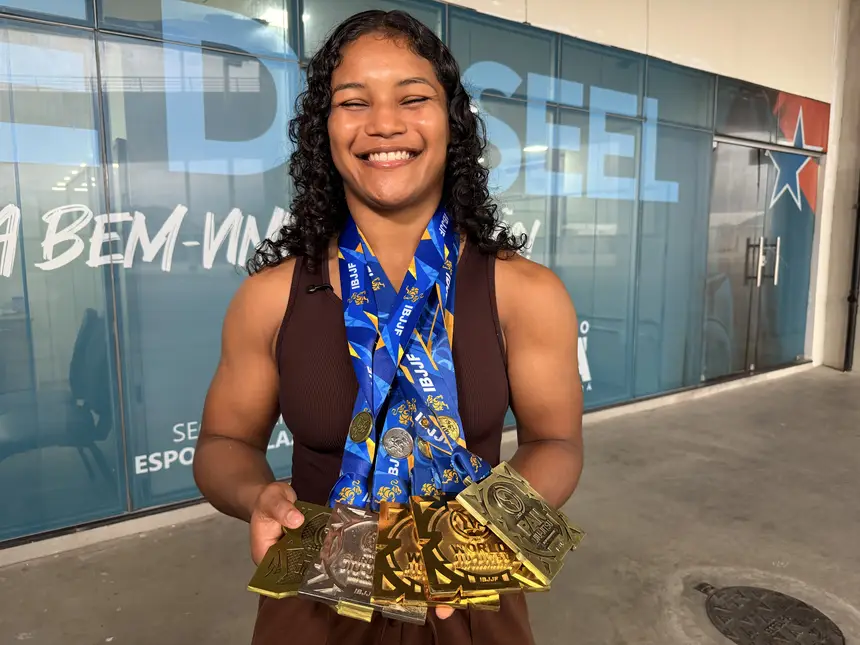 Atleta do Pará conquista bronze no Pan-Americano de Jiu-jitsu e destaca apoio do Estado