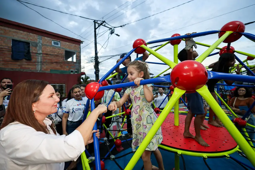 Governadora Hana Ghassan entrega primeira Praça da Inclusão para crianças com autismo no Pará