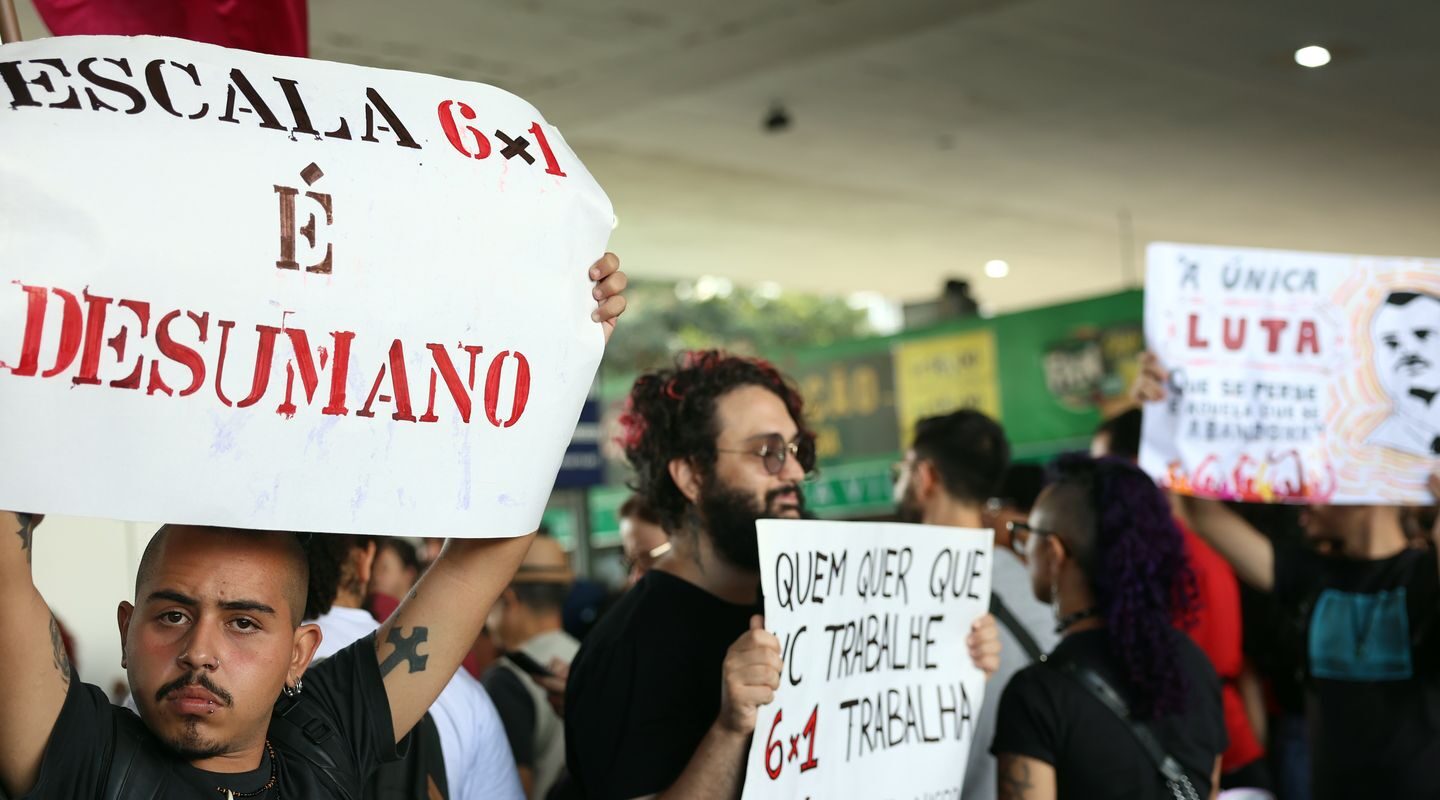 Fim da escala 6×1 é principal bandeira nos atos do 1° de Maio no país