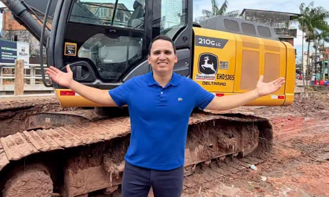 Cássio Andrade acompanha obras do Viva Bairro na Terra Firme