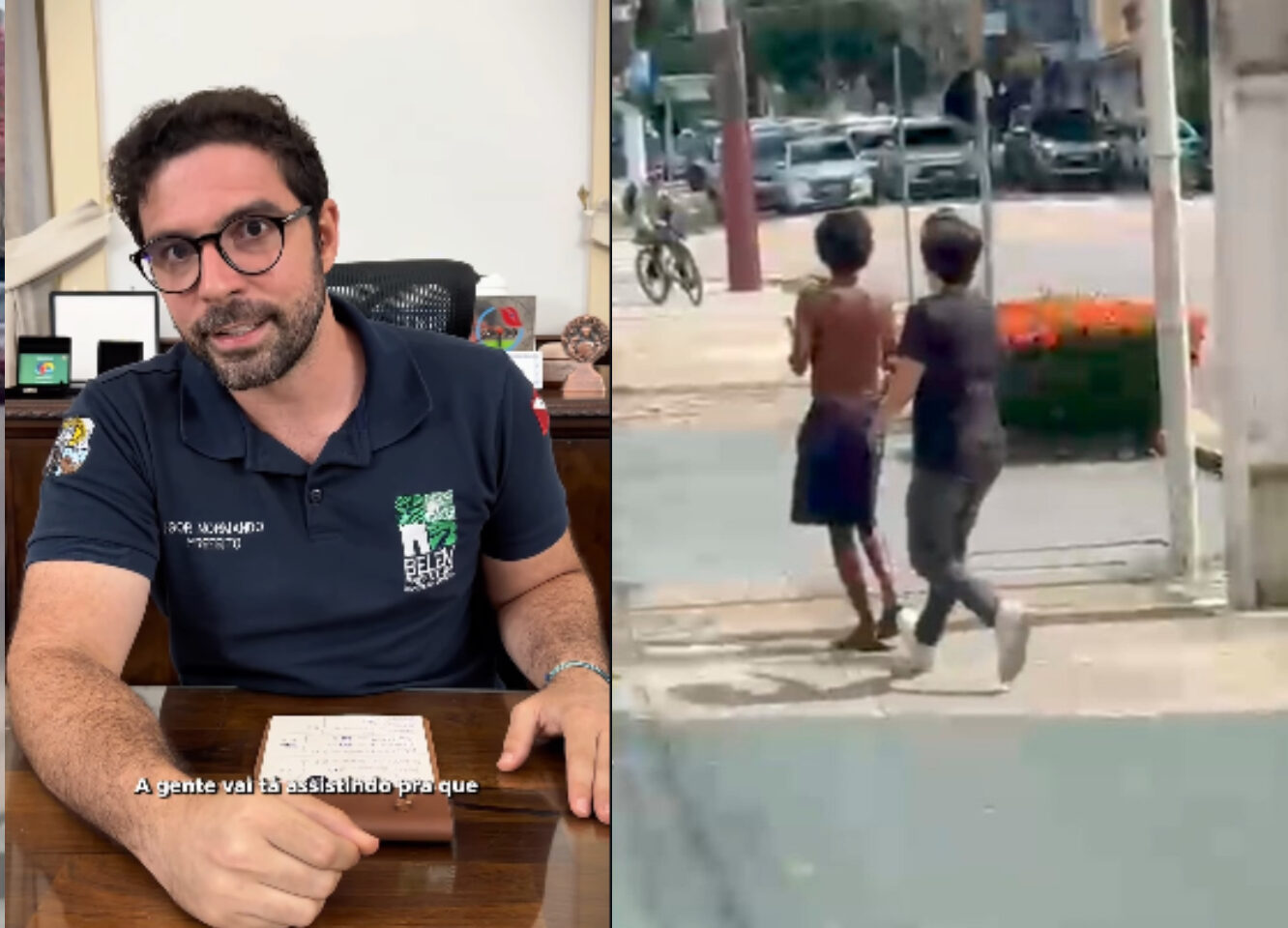 Igor Normando se pronuncia após agressão a homem em situação de rua