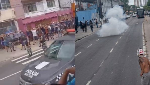 Briga entre torcidas de Remo e Vasco termina com 100 detidos em Belém