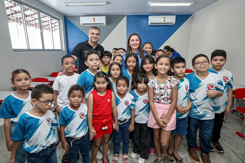 Governadora entrega 181ª escola reconstruída em Ananindeua com investimento de R$ 4,3 milhões