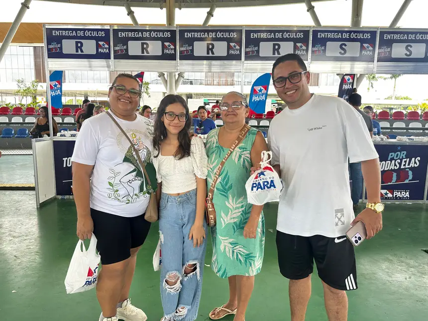 Pará entrega mais de mil óculos gratuitos no Parque da Cidade, em Belém