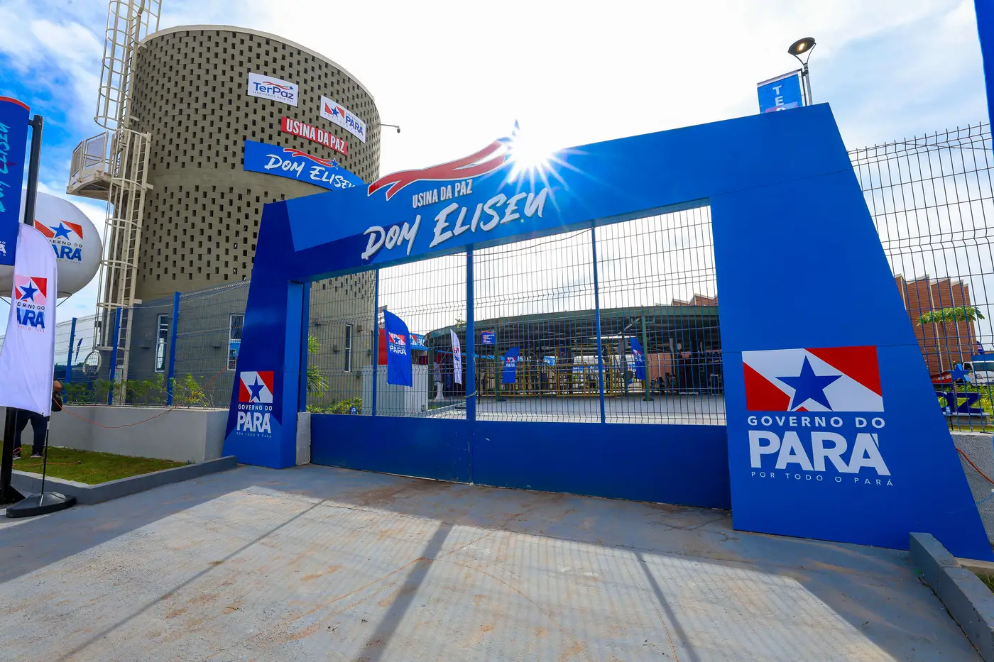 Dom Eliseu recebe a 30ª Usina da Paz entregue pelo Governo do Pará