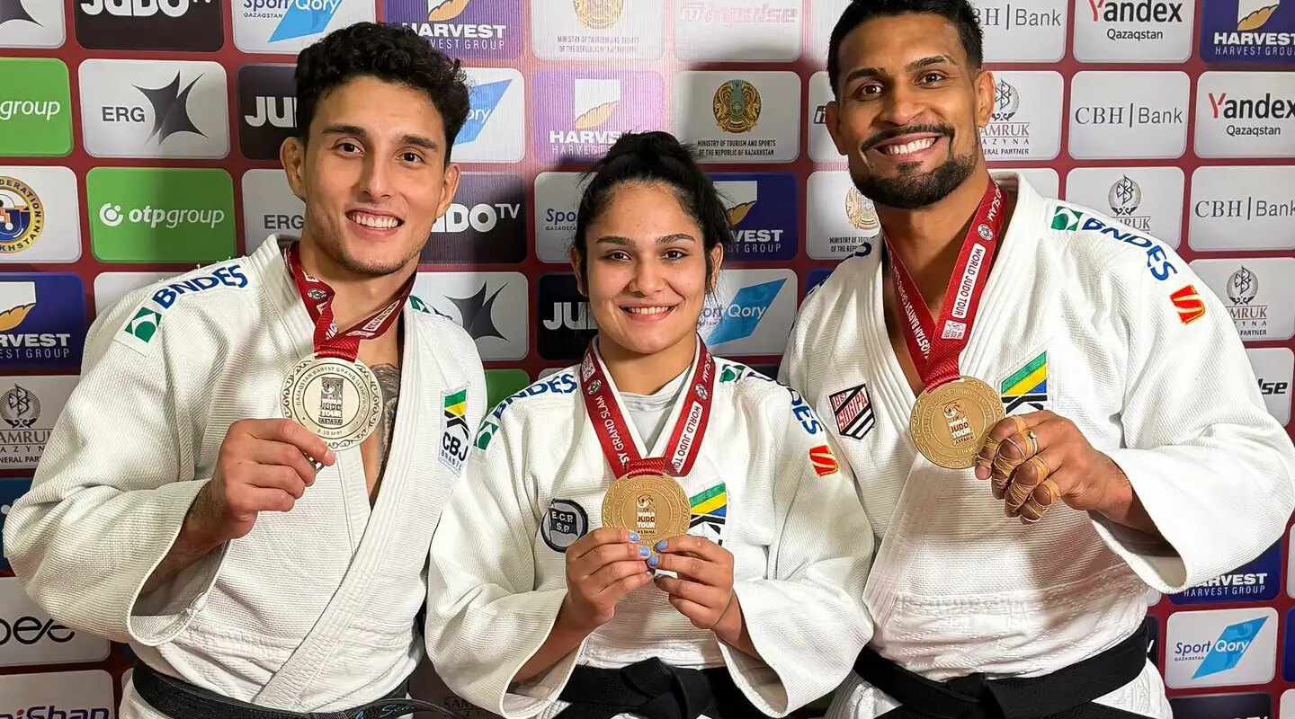 Brasil conquista sete medalhas no Grand Slam de Astana no Cazaquistão