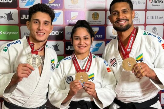 Brasil conquista sete medalhas no Grand Slam de Astana no Cazaquistão
