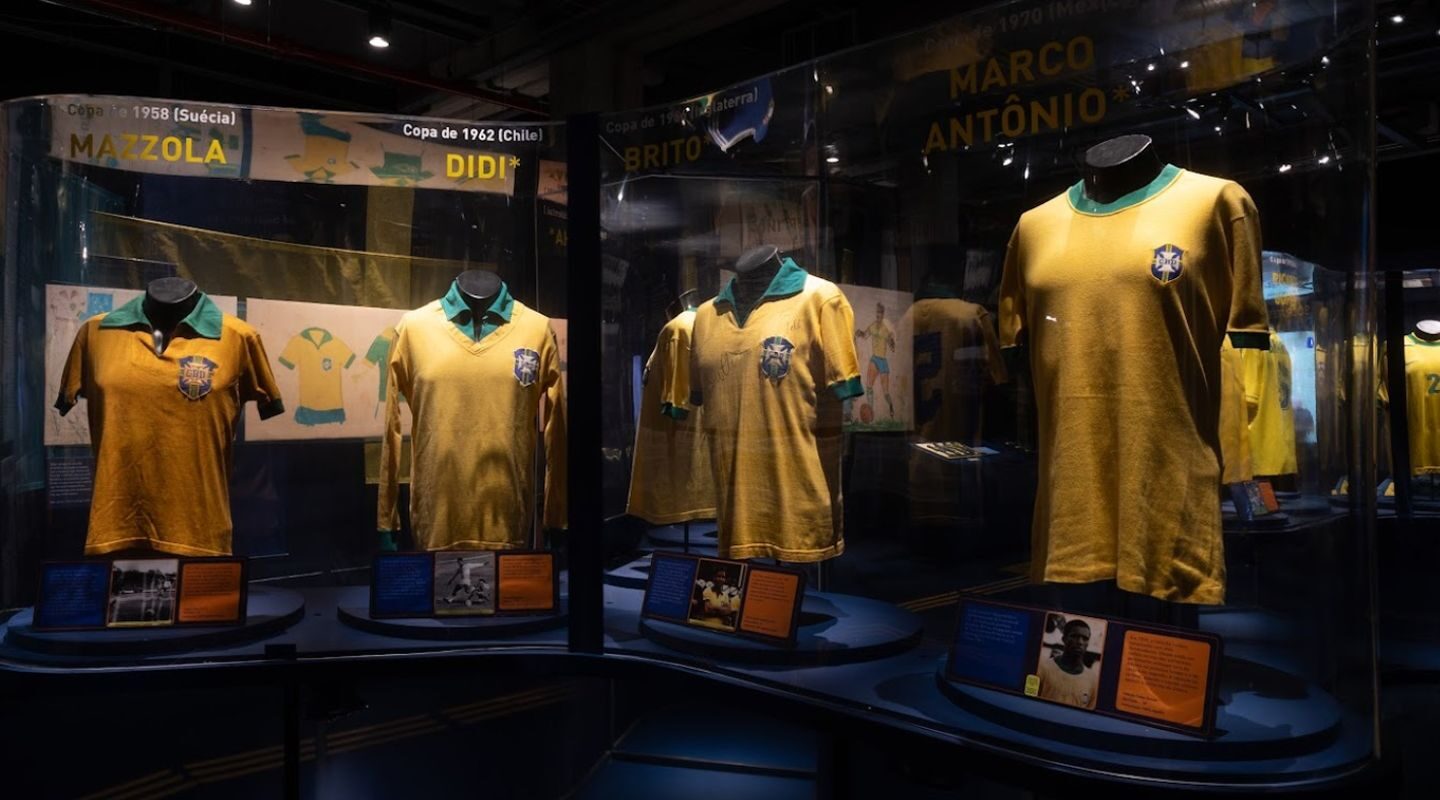Futebol: exposição conta a história da camisa canarinho