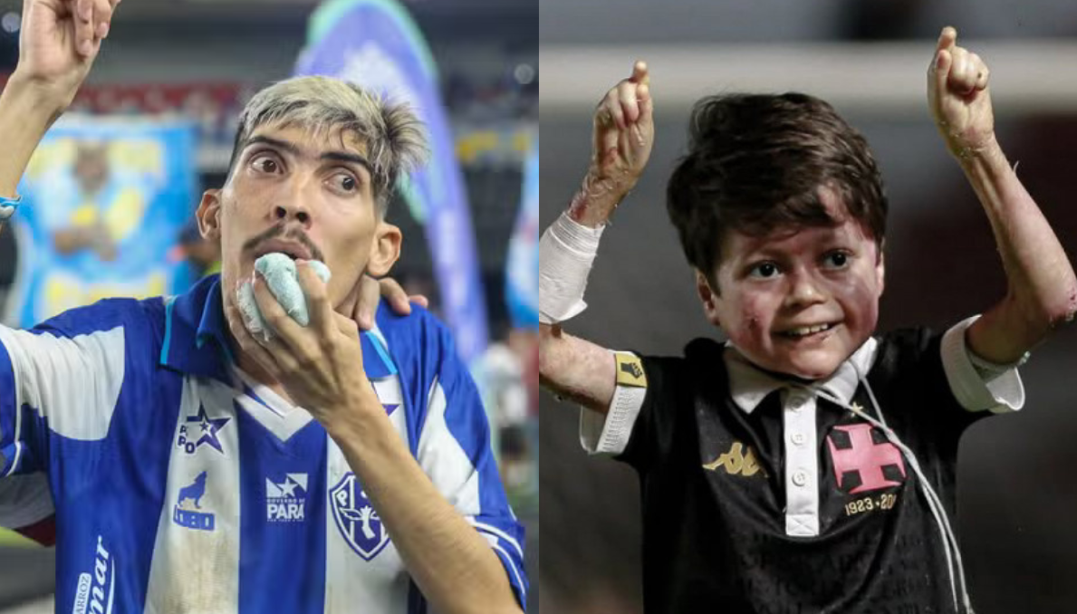 Menino Gui e Pampam devem entrar em campo em Vasco x Paysandu