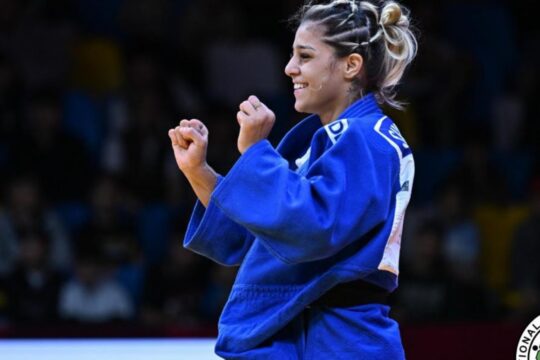 Sarah Souza é bronze em 1º dia do Grand Slam de judô no Cazaquistão