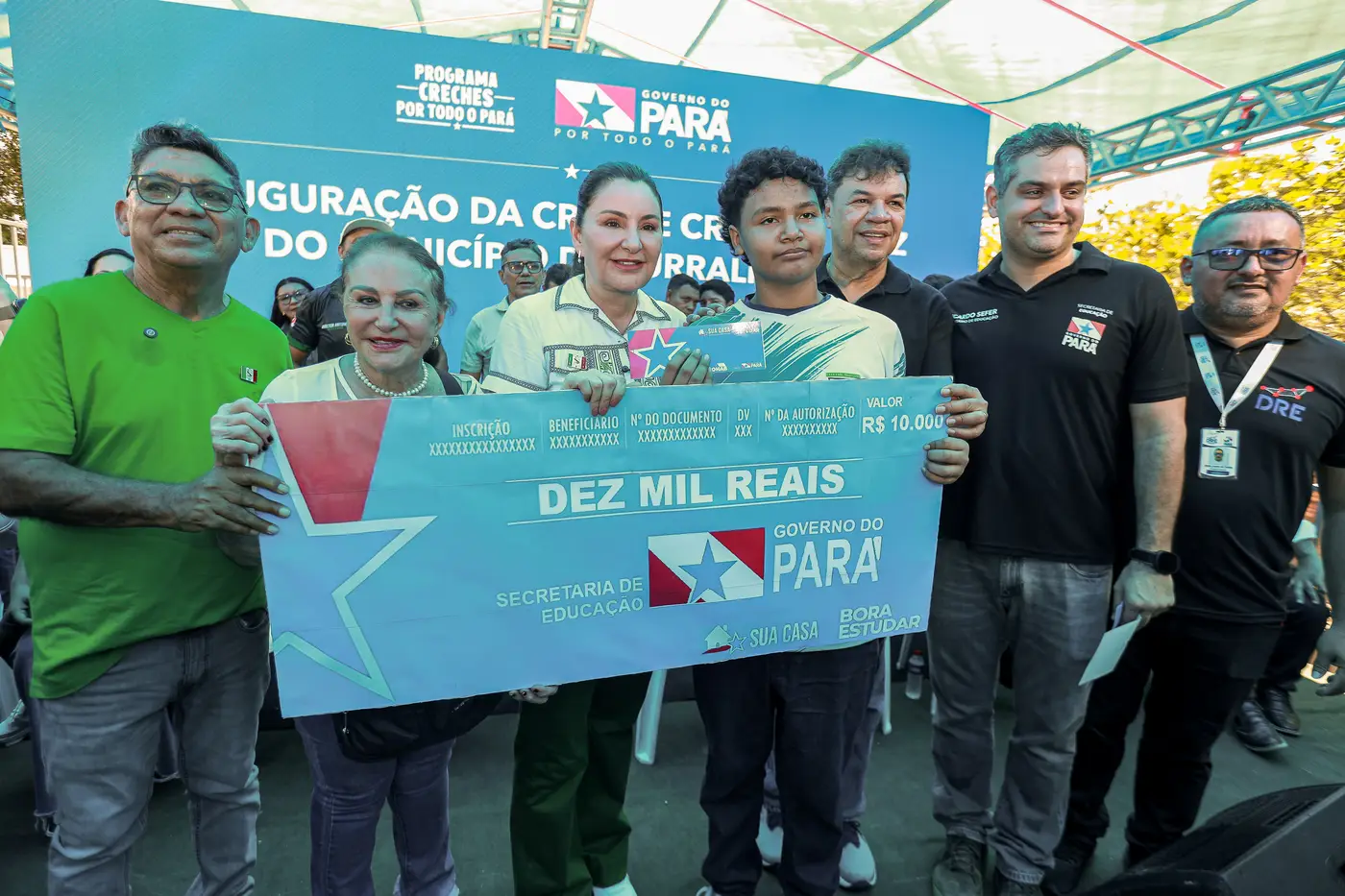 Governadora Hana Ghassan entrega primeira creche com berçário de Curralinho e beneficia estudantes com programa Bora Estudar