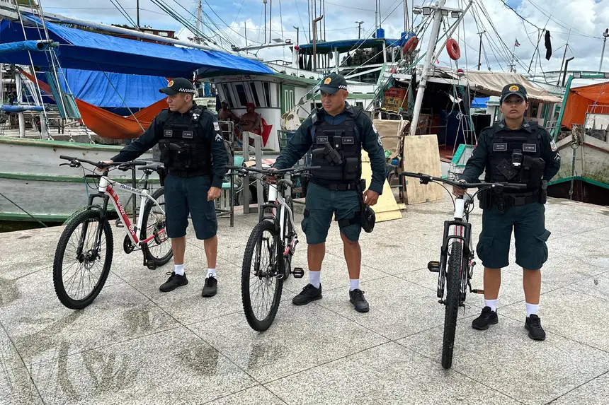 Polícia Militar reforça patrulhamento ciclístico no Centro de Belém