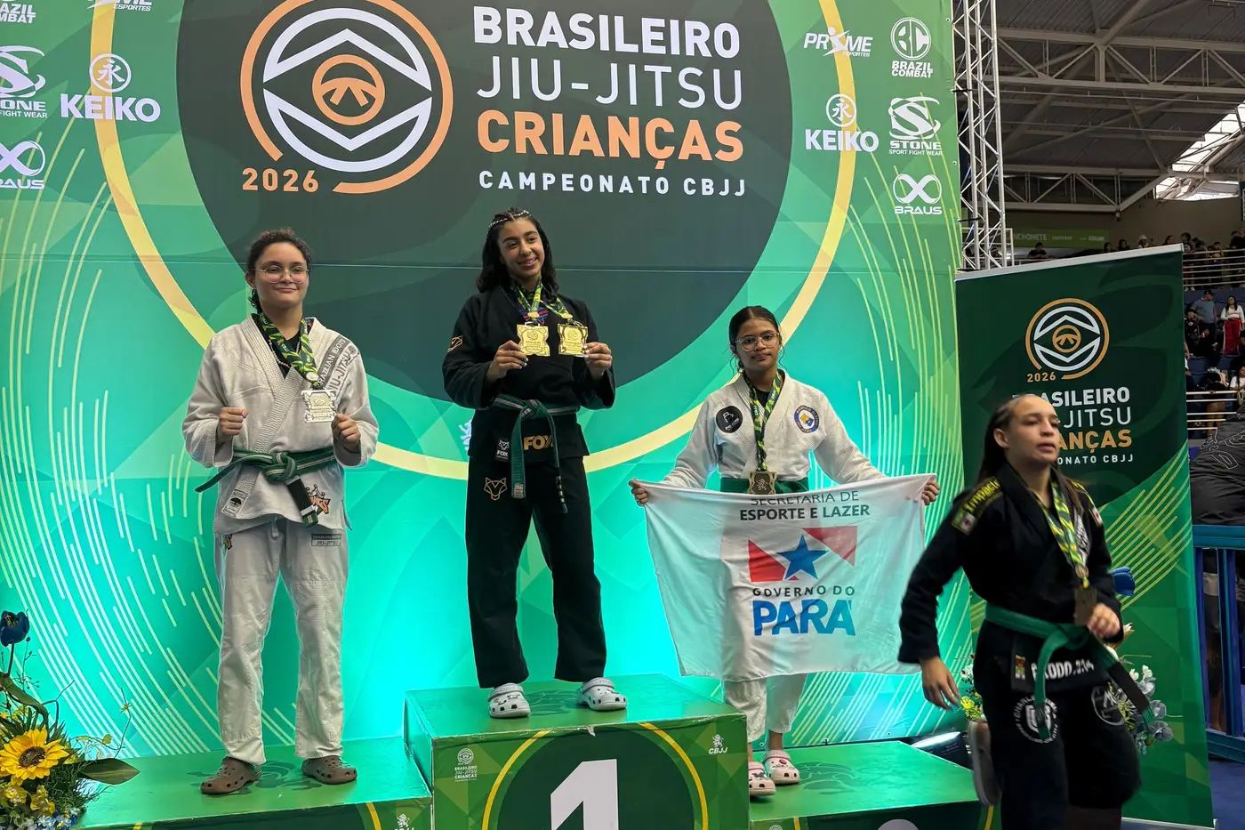 Atletas paraenses conquistam medalhas no Campeonato Brasileiro de Jiu-Jitsu Kids com apoio da Seel