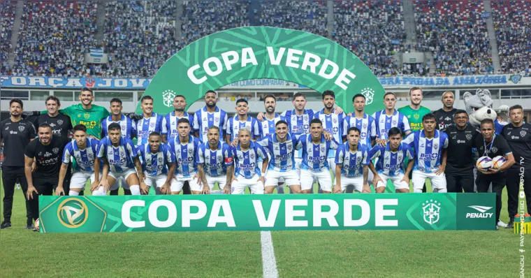 Paysandu goleia Anápolis por 4 a 0 e conquista o hexa da Copa Verde no Mangueirão