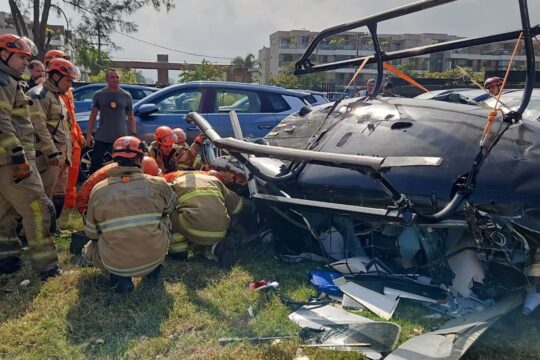 Anac investiga se helicóptero que colidiu fazia transporte clandestino
