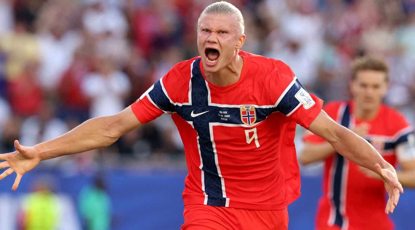 Haaland brilha e Noruega goleia Iraque em seu retorno à Copa do Mundo