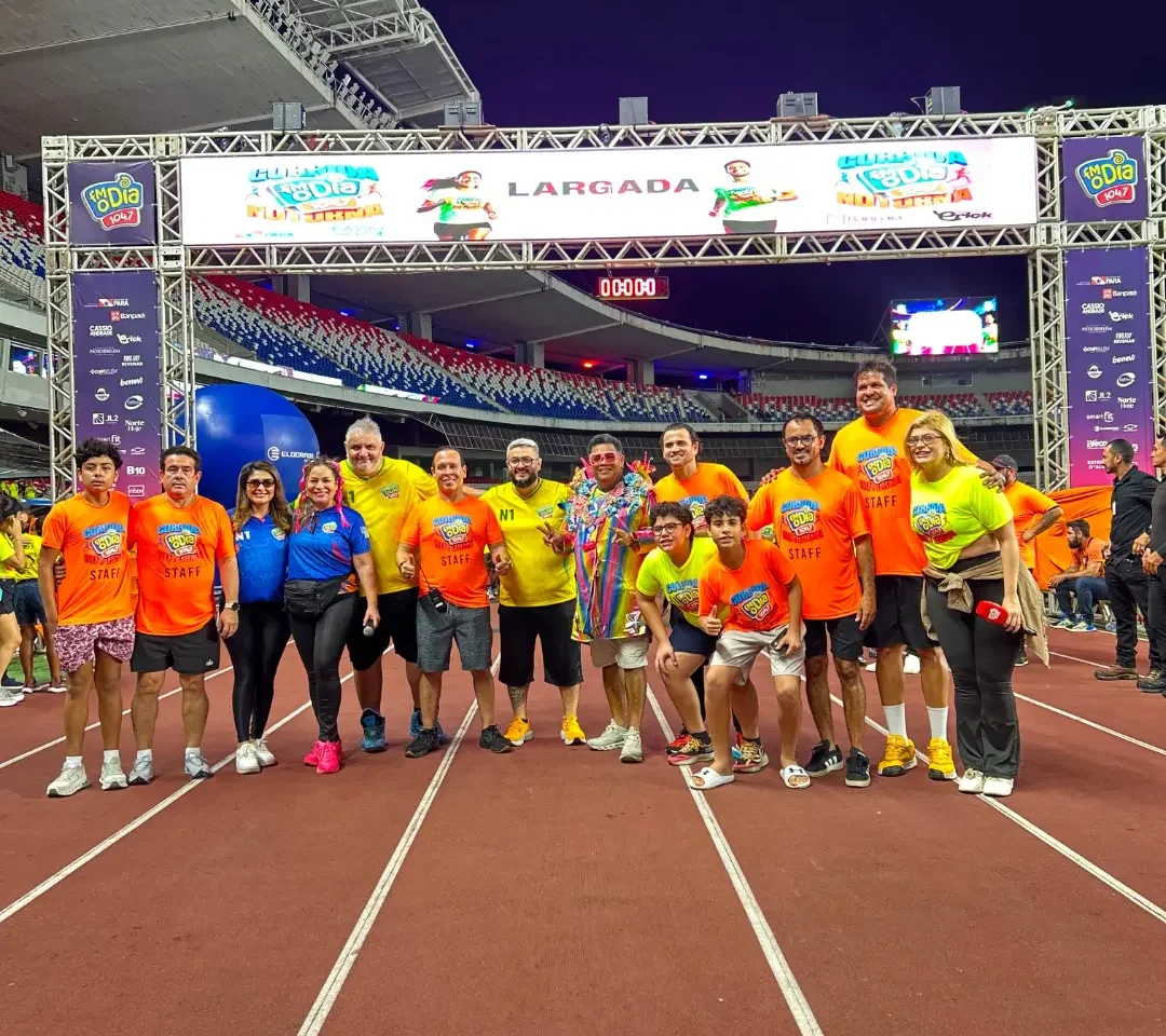 Corrida Noturna FM O Dia une esporte, inclusão e entretenimento no Mangueirão