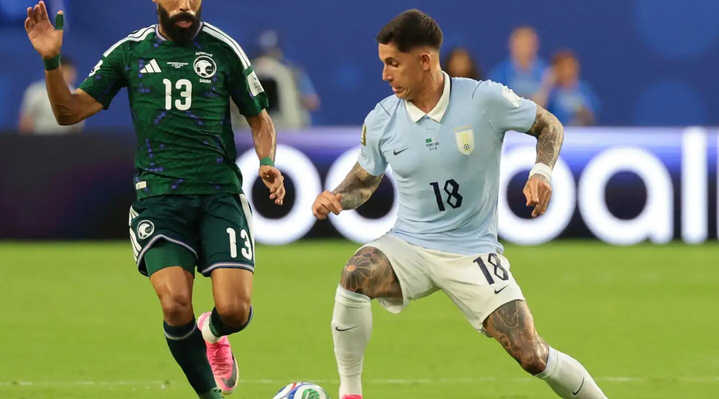 Uruguai arranca 1 a 1 com Arábia Saudita em estreia do Grupo H da Copa