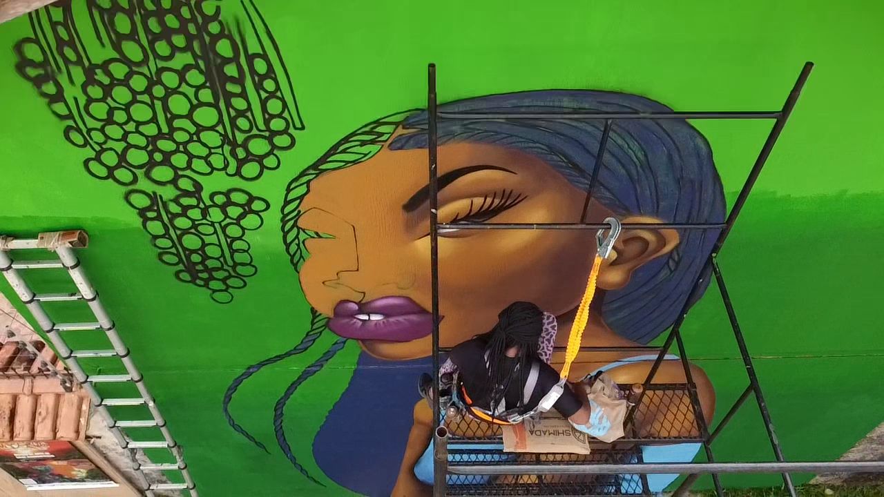 Benguí ganha museu de graffiti a céu aberto com inauguração no Festival Bengola em Cores