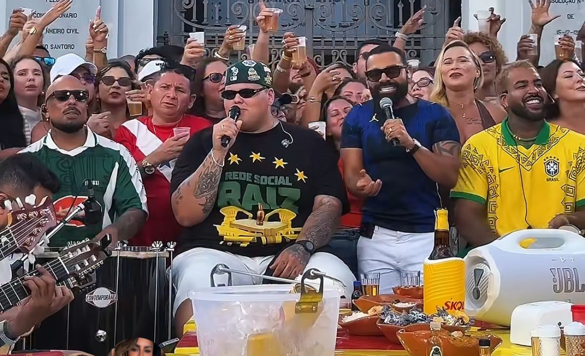Pablo surpreende fãs durante gravação do Menos é Mais em Belém