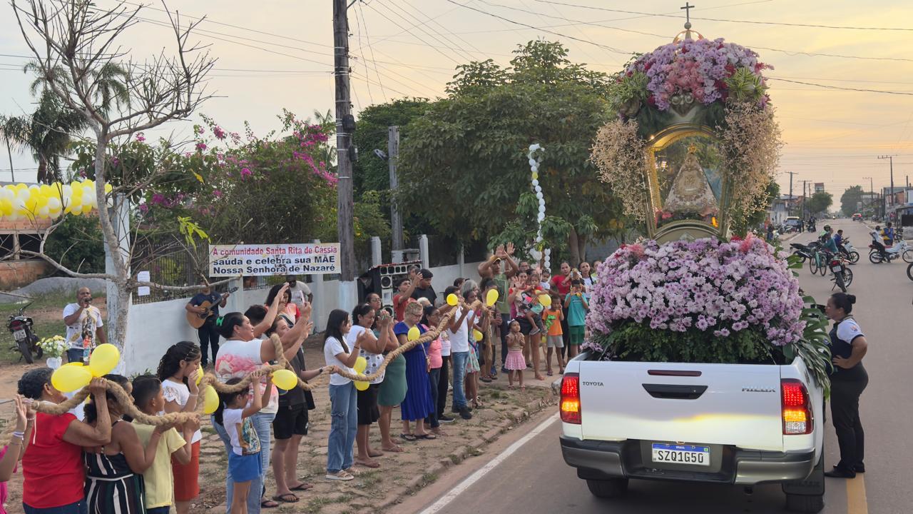Imagem Peregrina de Nossa Senhora de Nazaré percorre mais de 58 mil quilômetros em missão de evangelização