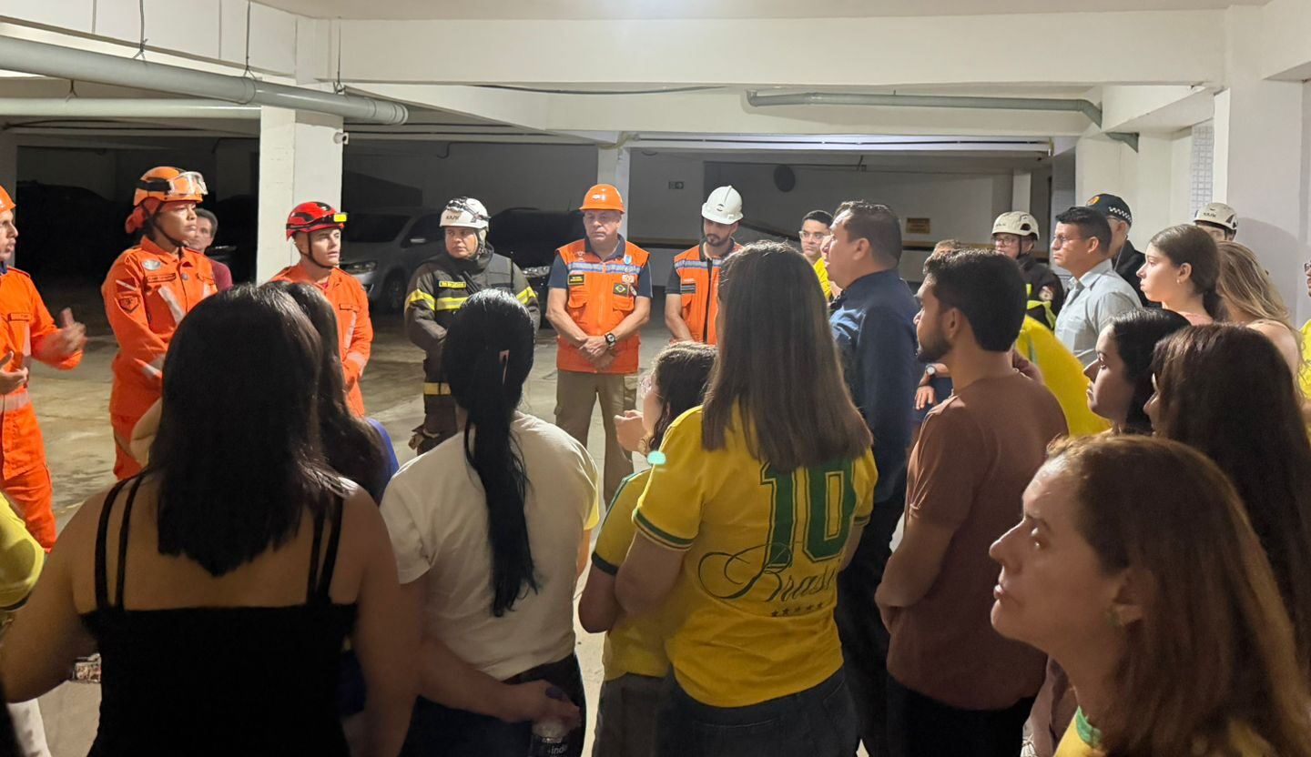 Defesa Civil vistoria prédios após relatos de tremor em Belém e descarta riscos estruturais