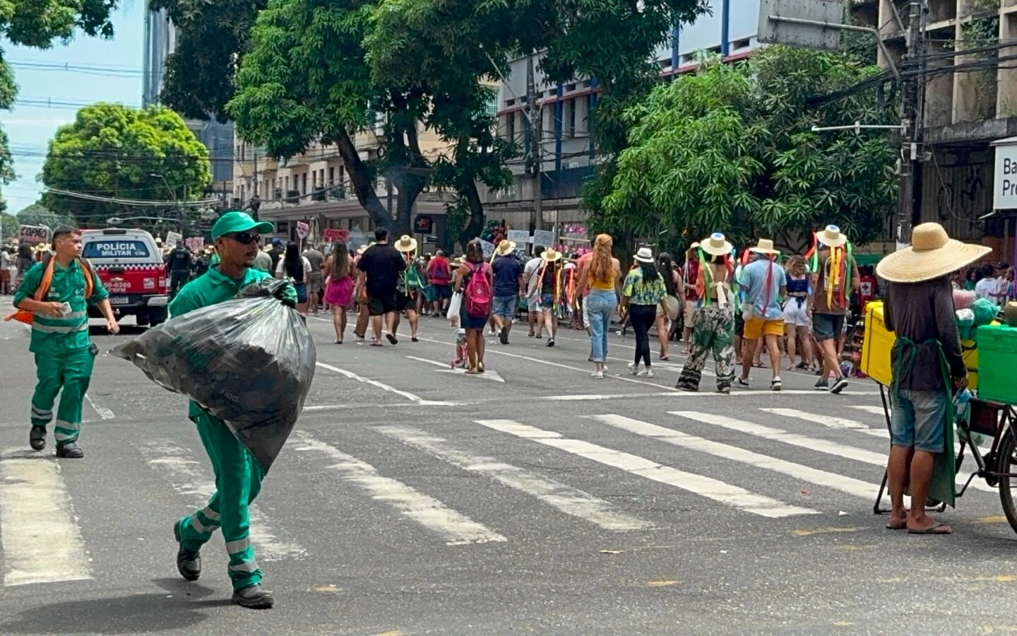 Arraial do Pavulagem já teve mais de 100 toneladas de resíduos coletadas em Belém
