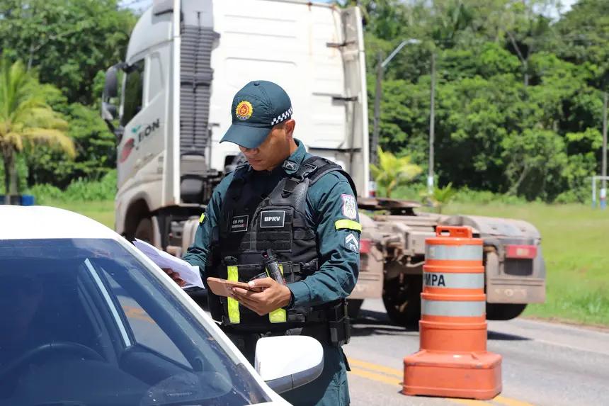 Polícia Militar reforça policiamento nas rodovias estaduais do Pará durante o veraneio 2026