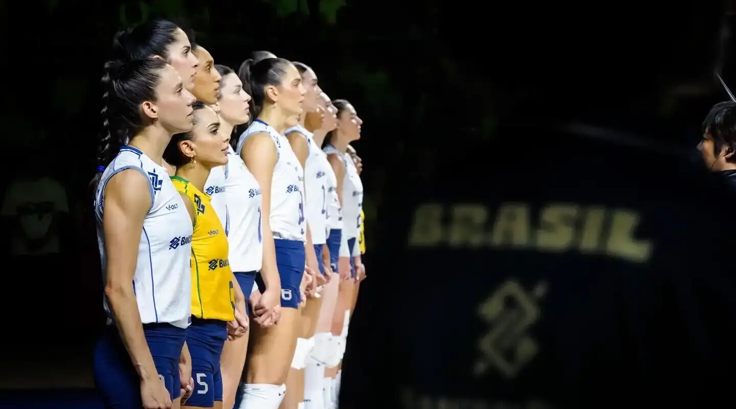 Brasil perde por 3 a 0 para Tailândia na Liga das Nações de Vôlei