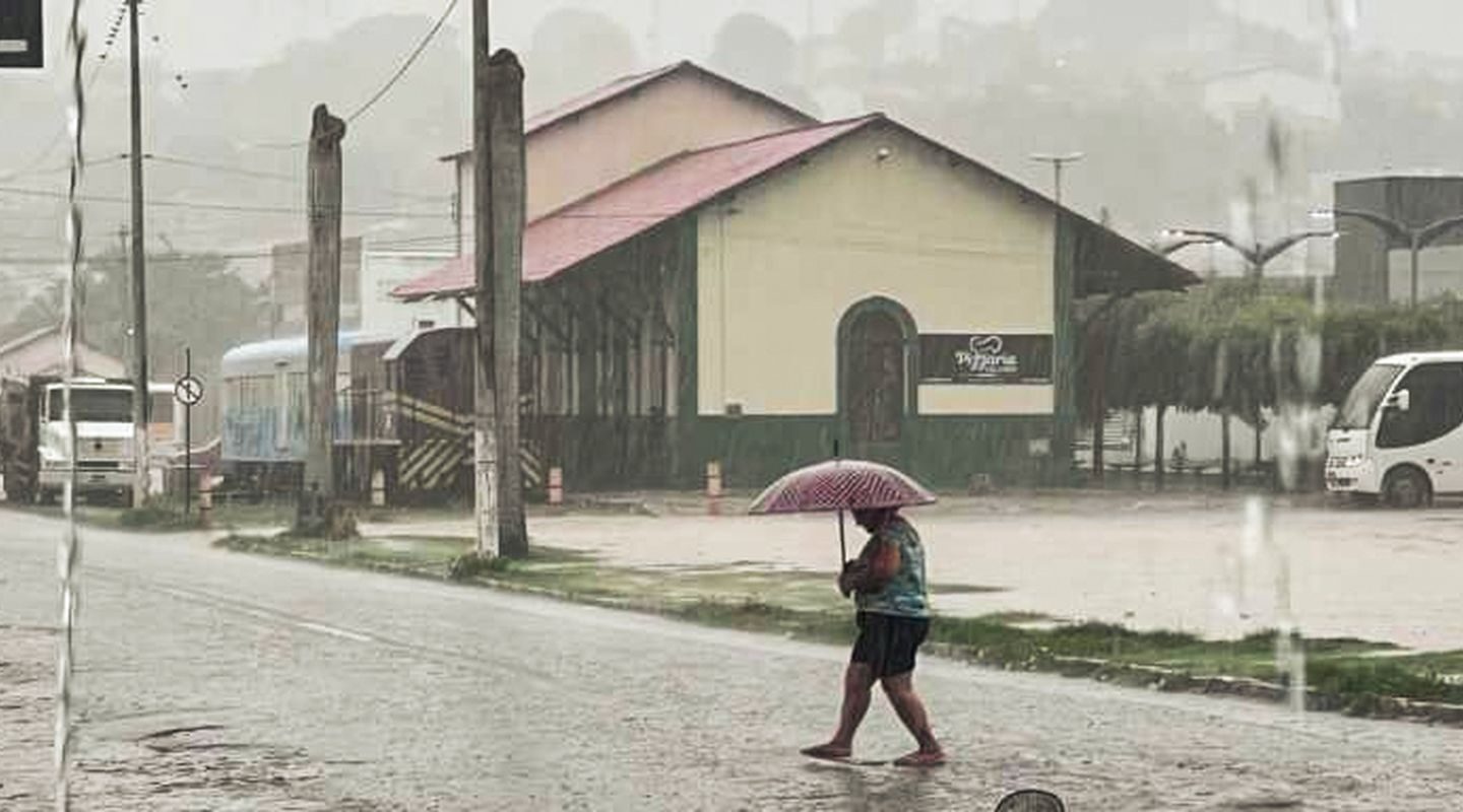 Inmet alerta para chuva intensa em cidades do Nordeste e do Norte