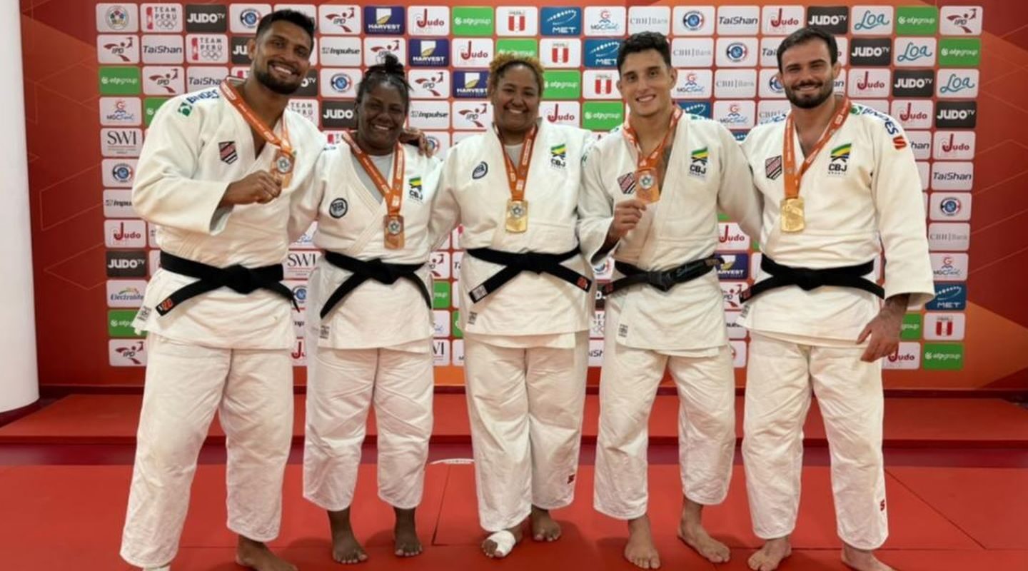 Brasil é campeão geral do Grand Prix de judô no Peru com 11 medalhas