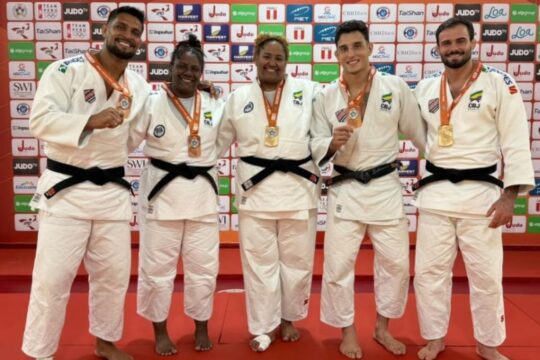 Brasil é campeão geral do Grand Prix de judô no Peru com 11 medalhas