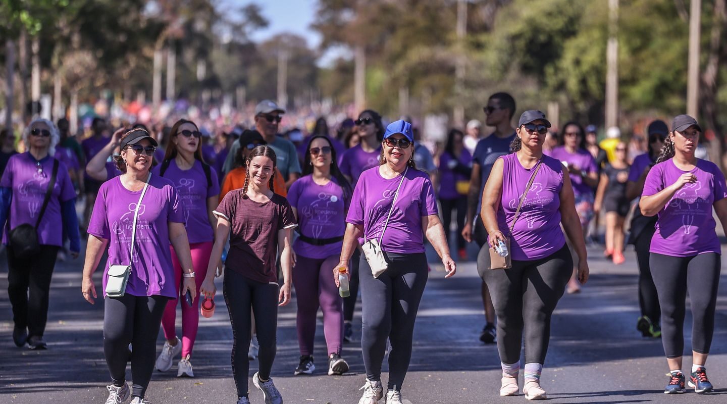 Caminhadas buscam conscientizar população sobre lipedema