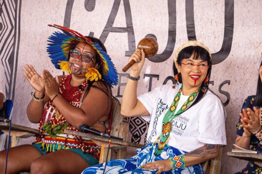 Festival Caju reforça leitura para alunos indígenas na TI Barra Velha