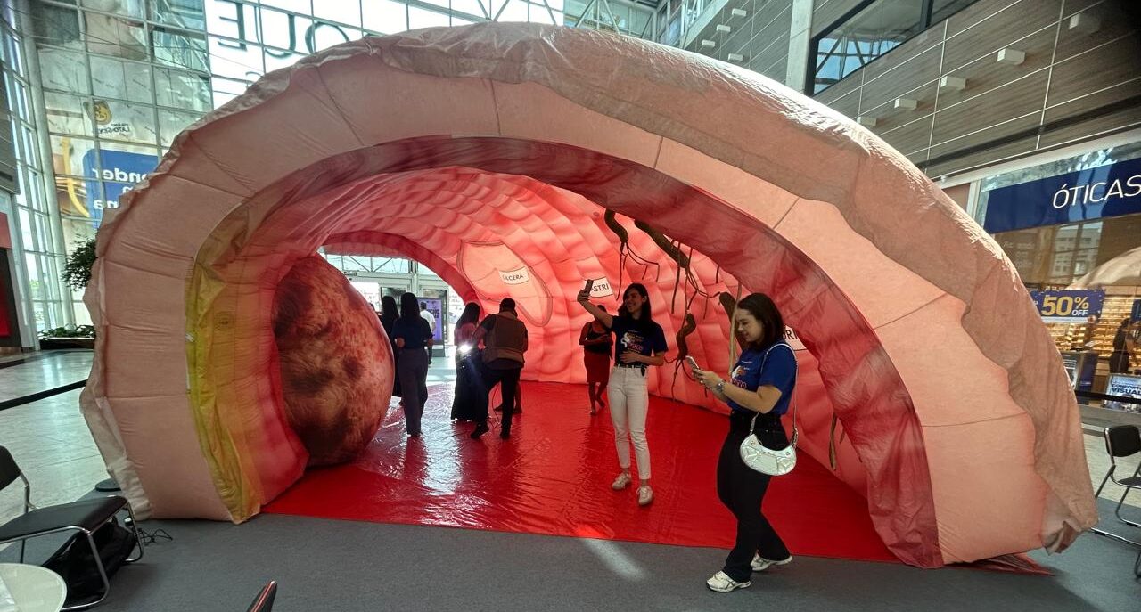 Estômago gigante será atração gratuita em shopping de Belém nesta quarta (19)