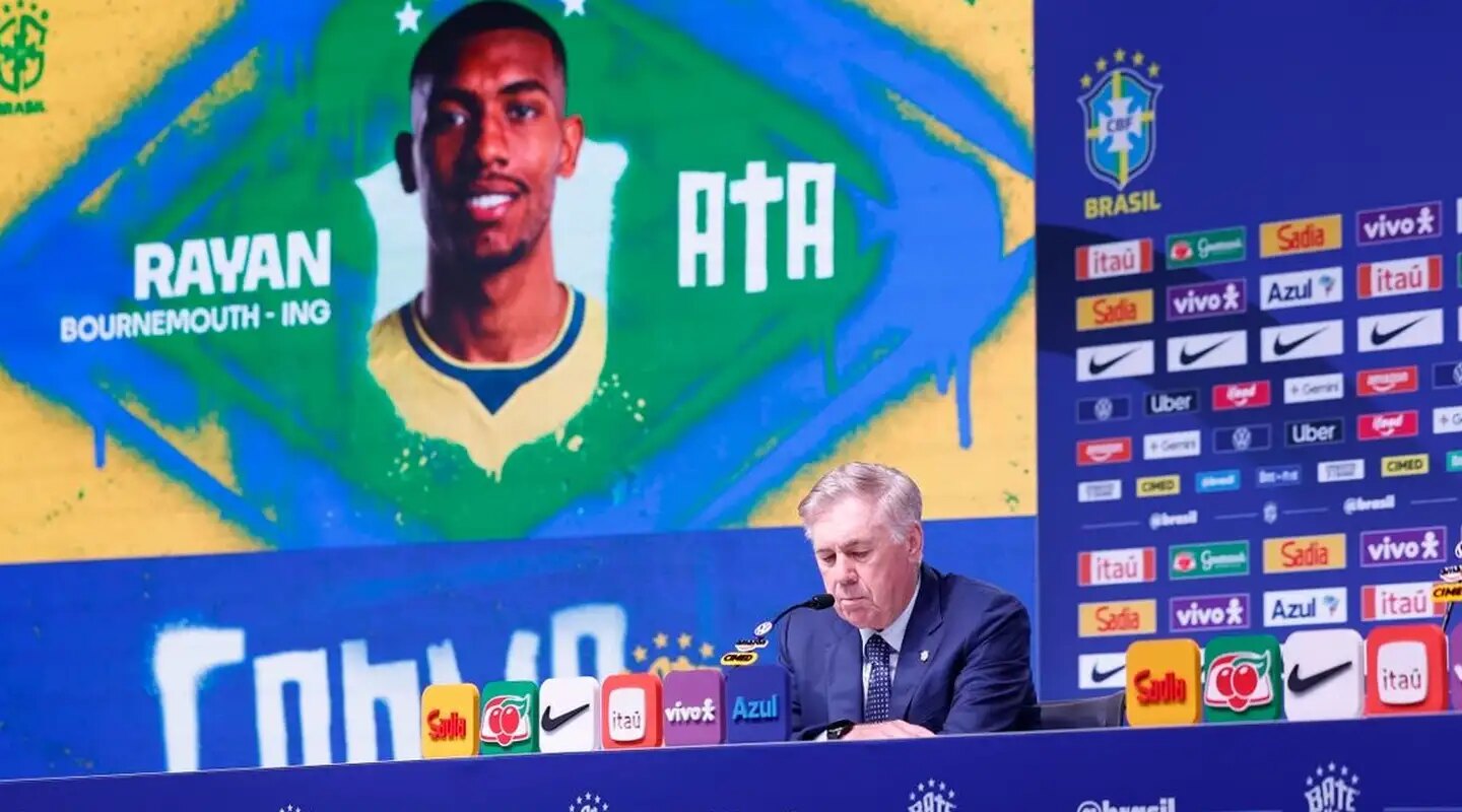 Ancelotti convoca 26 jogadores para novos amistosos da Seleção