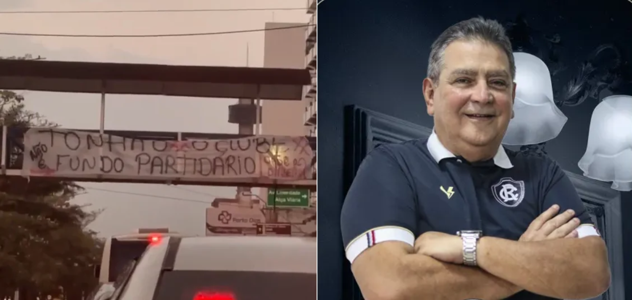 Torcedores do Remo continuam protestando contra candidatura de Tonhão