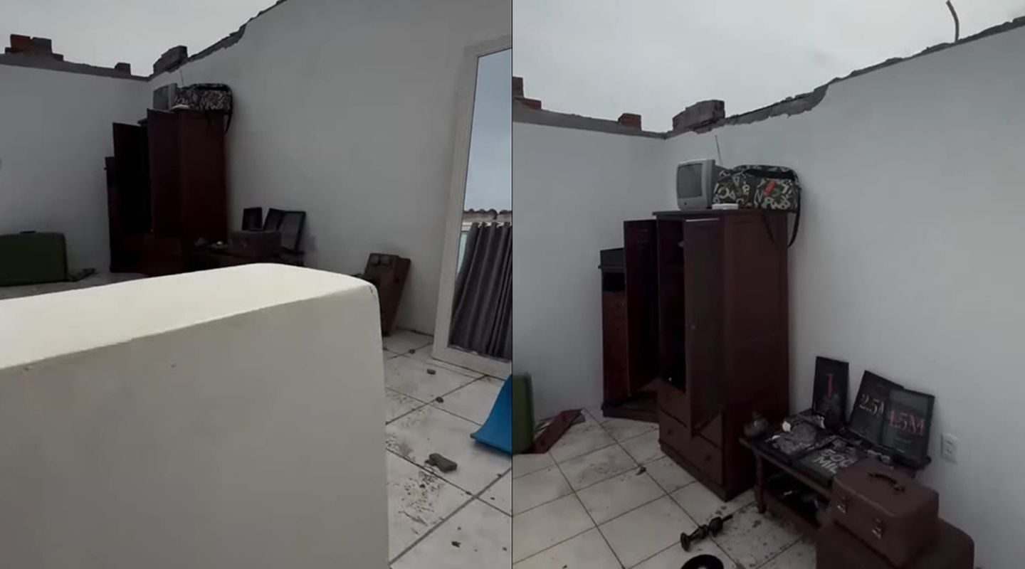 Morador de Pelotas mostra nas redes estragos causados por tempestade