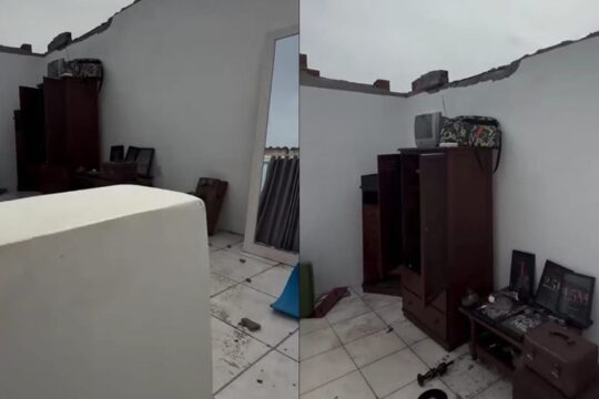 Morador de Pelotas mostra nas redes estragos causados por tempestade